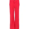Black Colour BCCora Corduroy Box Pant Red
