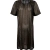 BLACK COLOUR BCDIDI PINSTRIPE DRESS GULD