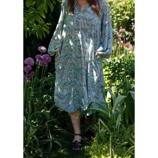 Black Colour BCLuna Nelly Dress Blue Garden