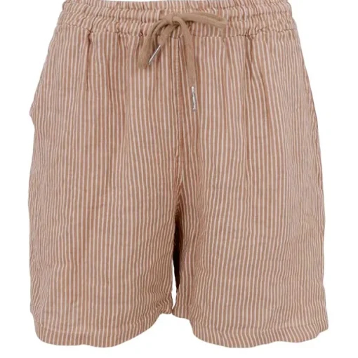 Black Colour BCMelina Linen Shorts Sand