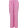 Black Colour BCMelina Wide Linen Pant Pink