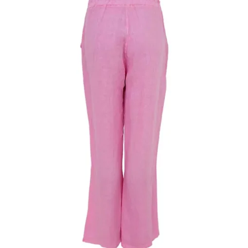Black Colour BCMelina Wide Linen Pant Pink
