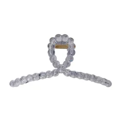 Black Colour BCVidia Transparent Hair Claw Grå