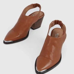 Bukela Gia Plateau Heels Cognac