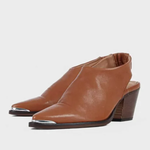 Bukela Gia Plateau Heels Cognac