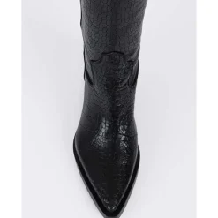 Bukela Rob Long Croco Boots Black