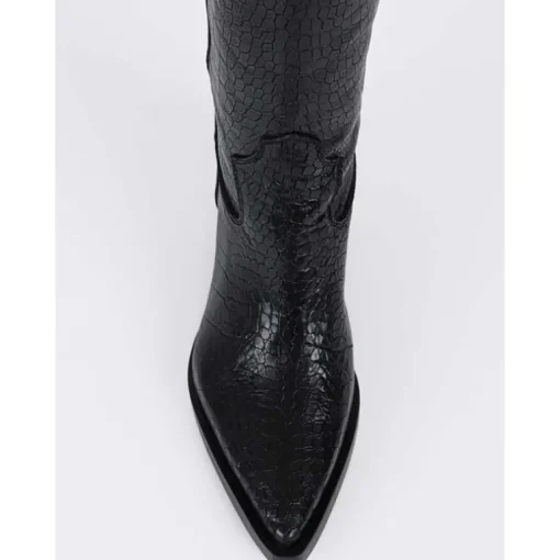 Bukela Rob Long Croco Boots Black