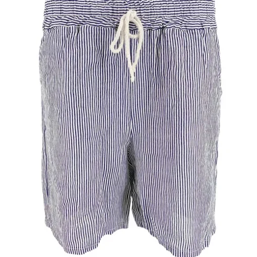 CABANA LIVING 1476 LINO STRIPED SHORTS BLÅ