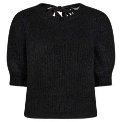 Co Couture CoralieCC Bow Rib Knit Black
