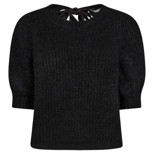 Co Couture CoralieCC Bow Rib Knit Black