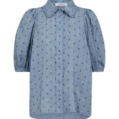 Co Couture DottieCC SS Shirt Dusty Blue