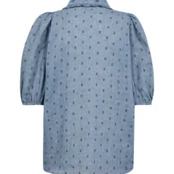 Co Couture DottieCC SS Shirt Dusty Blue