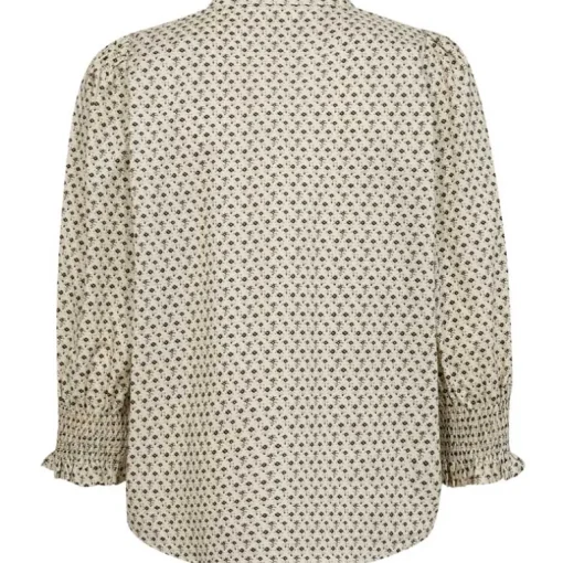 Co Couture ElsyCC Frill SS Blouse Bone