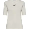 Co Couture GrannyCC Logo Tee Off White