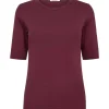 Co Couture GrannyCC SS Tee Burgundy