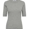 Co Couture GrannyCC SS Tee Grey Melange