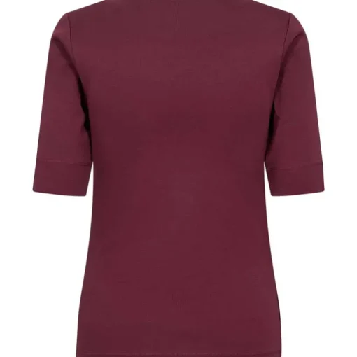Co Couture GrannyCC SS Tee Burgundy