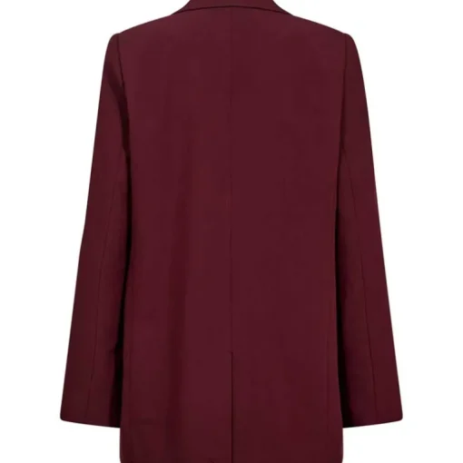 Co Couture KyleCC Single Oversize Blazer Burgundy