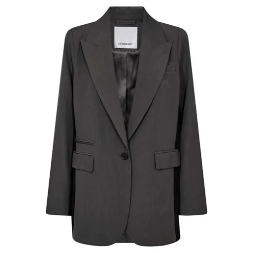 Co Couture LianeCC Panel Oversize Blazer Dark Grey