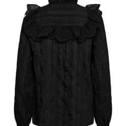 Co Couture TuneCC Frill Shirt Black