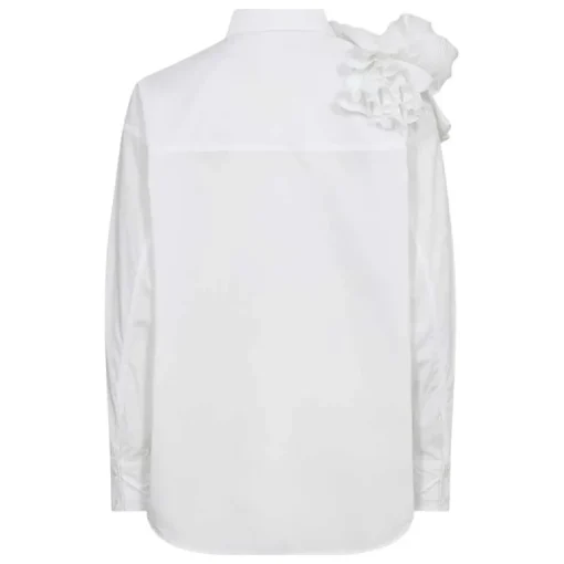 Copenhagen Muse CMPleat Frill Shirt Bright White