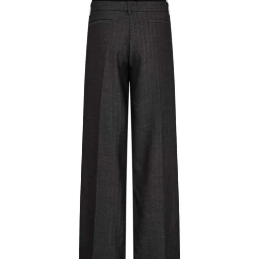 Copenhagen Muse CMTailor Mix Pants W. Herringbone Black / Grey