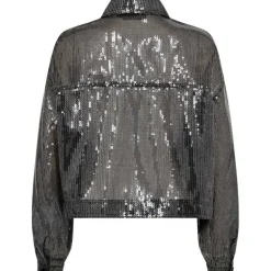 Copenhagen Muse CMTrucker Jacket Sequince Jacket Silver