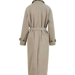 Coster Copenhagen Alicia Long Trenchcoat Sand Olive