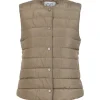 Coster Copenhagen Asta Quilted Vest Sand Olive