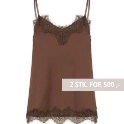 Coster Copenhagen CCH1004 Lace Top 389 Chocolate Nut