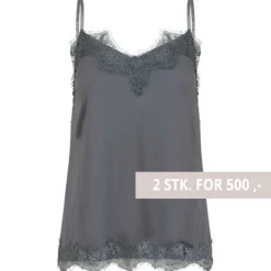 Coster Copenhagen CCH1004 Lace Top 149 Dark Stone Grey