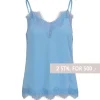 Coster Copenhagen CCH1004 Lace Top 574 Lyseblå