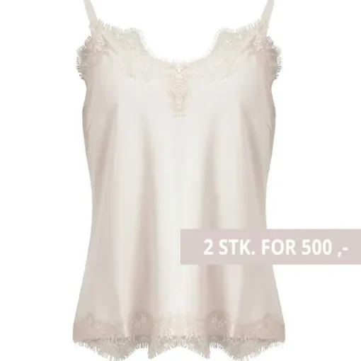 COSTER COPENHAGEN CCH1004 LACE TOP 202 OFF WHITE