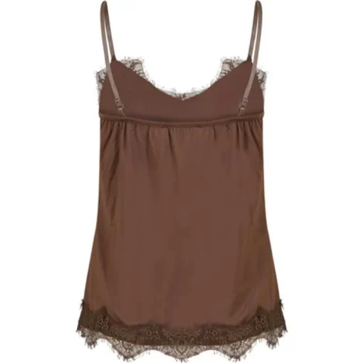 Coster Copenhagen CCH1004 Lace Top 389 Chocolate Nut