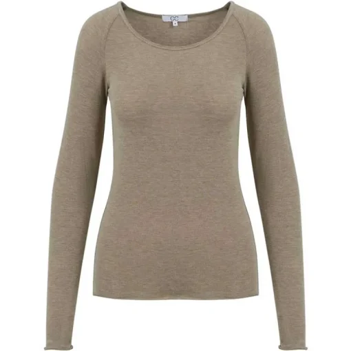 Coster Copenhagen CCH2202 Lana Wool Long Sleeve Hazel Melange