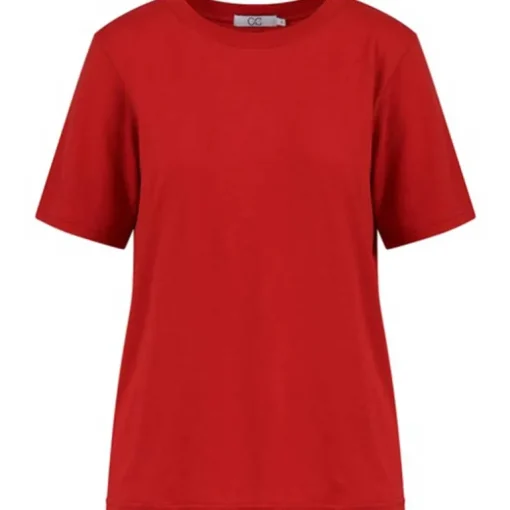 Coster Copenhagen CCH1118 Regular T-Shirt 605 Berry Red