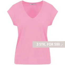 Coster Copenhagen CCH1101 V-Neck T-Shirt 615 Lyserød