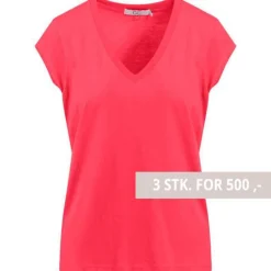 COSTER COPENHAGEN CCH1101 V-NECK T-SHIRT 659 PEACH