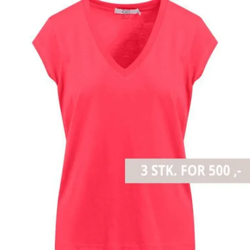 COSTER COPENHAGEN CCH1101 V-NECK T-SHIRT 659 PEACH