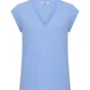 COSTER COPENHAGEN CCH1101 V-NECK T-SHIRT 588 LYSEBLÅ