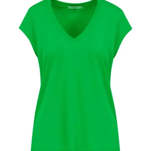 COSTER COPENHAGEN CCH1101 V-NECK T-SHIRT 2 GRØN