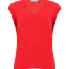COSTER COPENHAGEN CCH1101 V-NECK T-SHIRT RØD