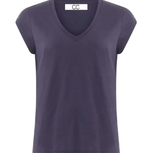 COSTER COPENHAGEN CCH1101 V-NECK T-SHIRT 502 NAVY