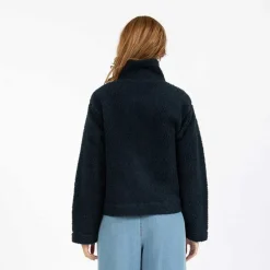 Coster Copenhagen Jamie Fleece Zip Sweater Navy