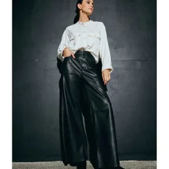 Depeche 51264 BoaDEP HW Pants Wide Leg Black