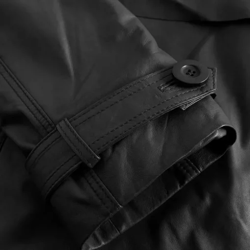 Depeche 51146 MayDep Short Trenchcoat Black