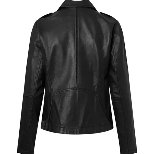 DEPECHE 50964 NOORADEP BIKER LEATHER JACKET SORT