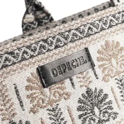 Depeche 16154 Shopper Sand Printed