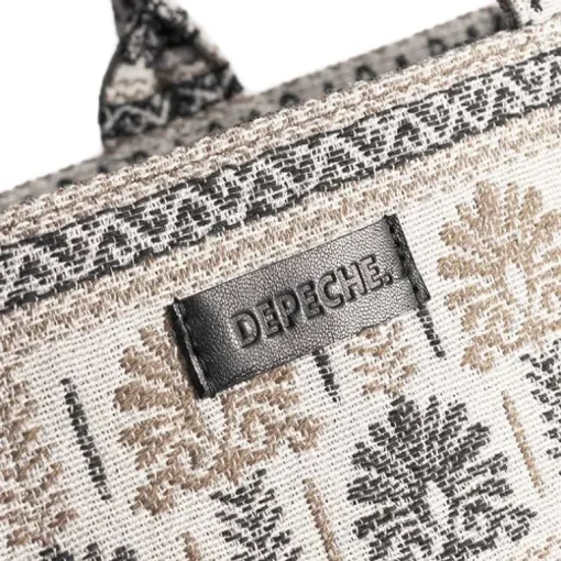 Depeche 16154 Shopper Sand Printed