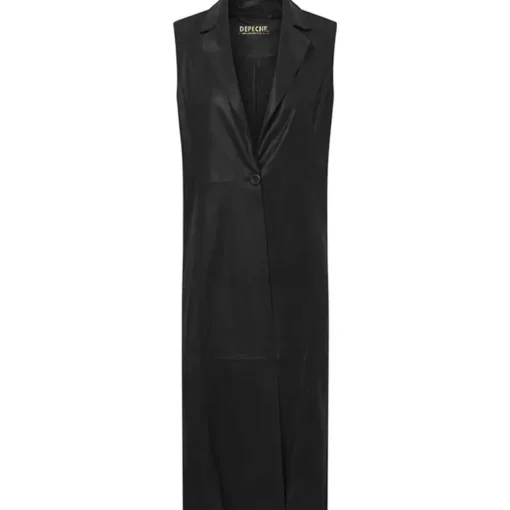 Depeche KokoDEP Long Vest Black Nero